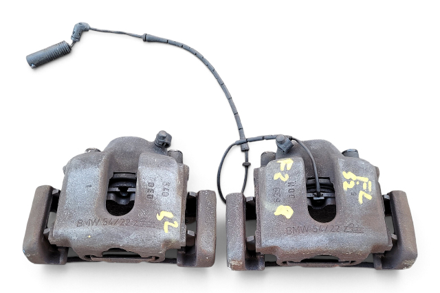 2003-2008 BMW Z4 Front Right/Left Brake Caliper Set, 34-11-6-758-114, 34-11-6-758-113, F038, OEM, 2003, 2004, 2005, 2006, 2007, 2008