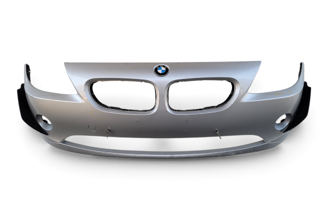 2003-2005 BMW Z4 Front Bumper Face Cover Upper/Lower Silver, 51-11-7-188-347, F038, OEM, 2003, 2004, 2005