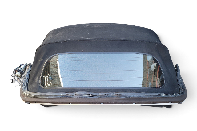 2003-2008 BMW Z4 E85 Soft Top Roof w/Window Black, 54-34-7-114-086, F038, OEM, 2003, 2004, 2005, 2006, 2007, 2008