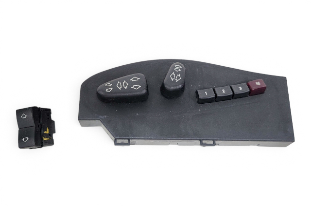 2006-2010 BMW 650i Front Left Sport Seat Control Switch, 52-10-8-255-381, F039, OEM, 2006, 2007, 2008, 2009, 2010
