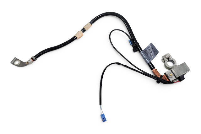 2006-2010 BMW 650i Negative Battery Wire Cable Harness IBS Plug, 61-12-6-970-682, F039, OEM, 2006, 2007, 2008, 2009, 2010