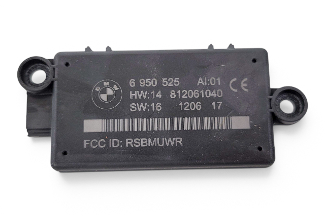 2006-2010 BMW 650i Central Locking Alarm System Control Module Rear Left, 65-75-6-950-525, F039, OEM, 2006, 2007, 2008, 2009, 2010