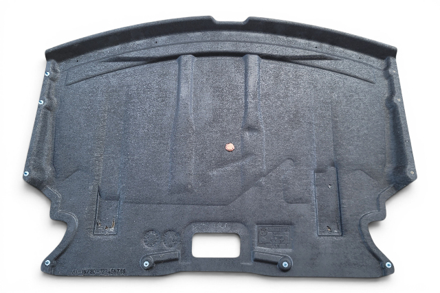 2006-2010 BMW 650i E63 E64 Front Engine Splash Shield Underbody Cover, 51-75-7-009-723, F039, OEM, 2006, 2007, 2008, 2009, 2010