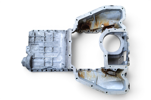 2006-2010 BMW 650i E63 E64 4.8L Upper Engine Oil Pan Sump, 11-13-7-589-687, F039, OEM, 2006, 2007, 2008, 2009, 2010