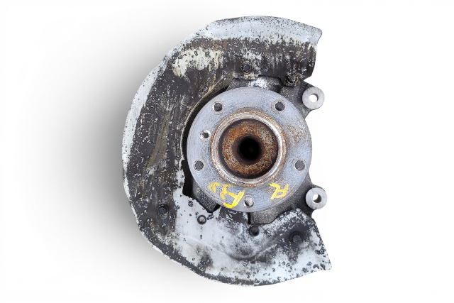 2006-2010 BMW 650i E63 E64 Front Left Driver Steering Knuckle Spindle, 31-21-6-762-017, F039, OEM, 2006, 2007, 2008, 2009, 2010