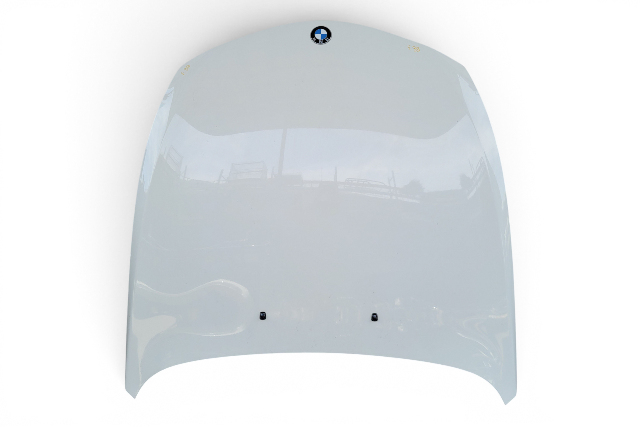 2006-2010 BMW 650i Engine Hood Assembly Alpine White, 41-61-7-008-711, F039, OEM, 2006, 2007, 2008, 2009, 2010