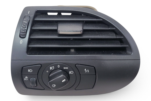 2006-2010 BMW 650i E63 E64 Driver Left Dash Air Vent Grille, 64-22-7-009-271, F039, OEM, 2006, 2007, 2008, 2009, 2010