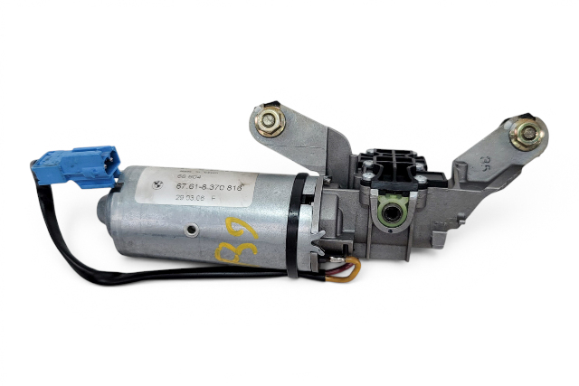 2006-2010 BMW 650i E64 Convertible Top Roof Lock Latch Drive Motor, 67-61-8-370-816, F039, OEM, 2006, 2007, 2008, 2009, 2010