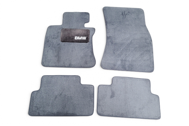 2006-2008 BMW 650i E63 Black Carpet Floor Mat Set(4), 82-11-0-391-860, F039, OEM, 2006, 2007, 2008