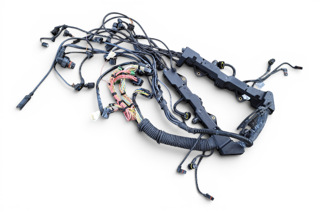 2006-2007 BMW 650i E63 E64 4.8L Engine Wiring Harness, 12-51-7-572-911, F039, OEM, 2006, 2007
