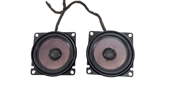 1997-2002 BMW Z3 Rear Side Mid Range Loud Audio Speaker Set, 65-13-8-386-425, F040, OEM, 1997, 1998, 1999, 2000, 2001, 2002