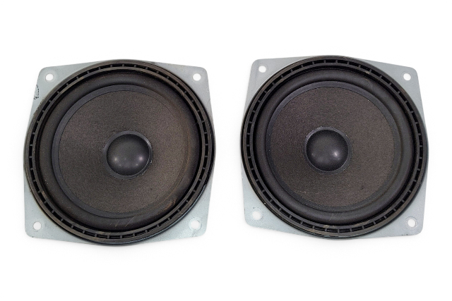 1996-2002 BMW Z3 Front Footwell Kick Panel Speaker Right/Left Set, 65-13-8-386-424, F040, OEM, 1996, 1997, 1998, 1999, 2000, 2001, 2002