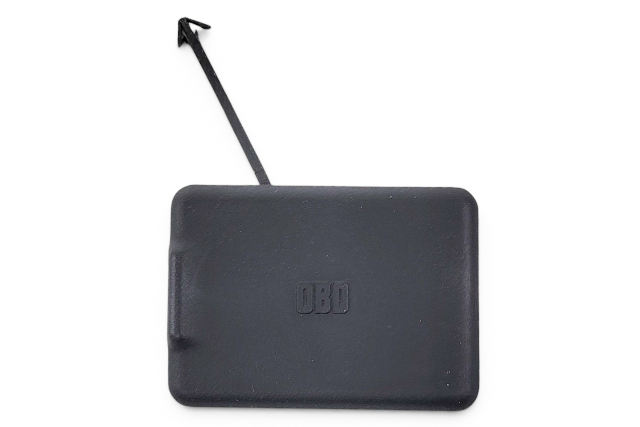 1996-2002 BMW Z3 Front Center Console OBD Scanner Plug Socket Frame Cover Black, 51-16-2-497-214, F040, OEM, 1996, 1997, 1998, 1999, 2000, 2001, 2002