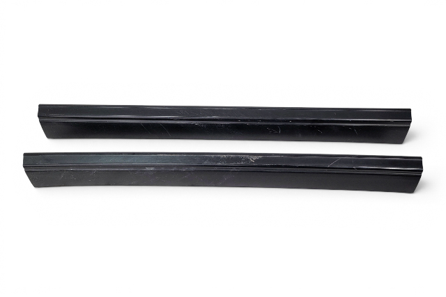 1996-2002 BMW Z3 Front Right/Left Door Sill Trim Cover Kick Panel and clips Set, 51-47-8-397-547, F040, OEM, 1996, 1997, 1998, 1999, 2000, 2001, 2002