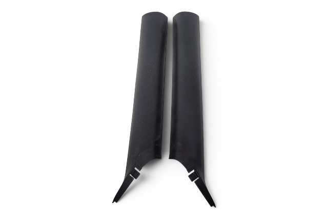 1996-2002 BMW Z3 Front Pillar Cover Trim Garnish Right/Left Set 51-43-8-401-080, F040, OEM, 1996, 1997, 1998, 1999, 2000, 2001, 2002