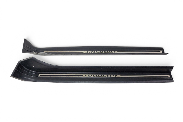 1996-2002 BMW Z3 Front Right/Left Door Sill Entry Cover Chrome Set, 51-47-8-399-664, F040, OEM, 1996, 1997, 1998, 1999, 2000, 2001, 2002