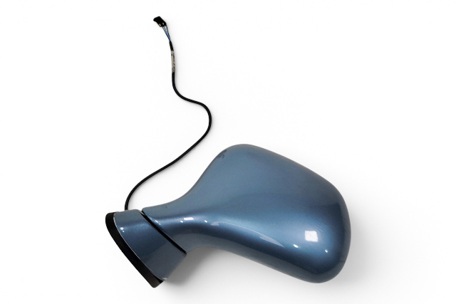 1996-2002 BMW Z3 Left/Driver Side View Mirror Blue, 51-16-8-397-039, F040, OEM, 1996, 1997, 1998, 1999, 2000, 2001, 2002