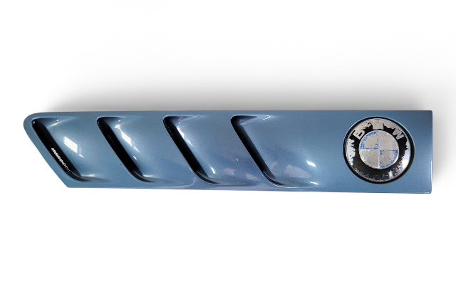 1996-2002 BMW Z3 Fender Grille Trim Air Vent Left/Driver 51-13-0-031-457, F040, OEM, 1996, 1997, 1998, 1999, 2000, 2001, 2002