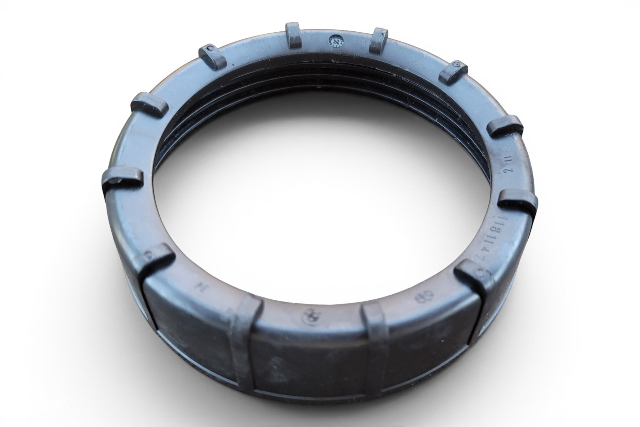 1996-2002 BMW Z3 Fuel Pump Gas Tank Pump Lock Ring Lock Cap, 16-11-1-181-142, F040, OEM, 1996, 1997, 1998, 1999, 2000, 2001, 2002