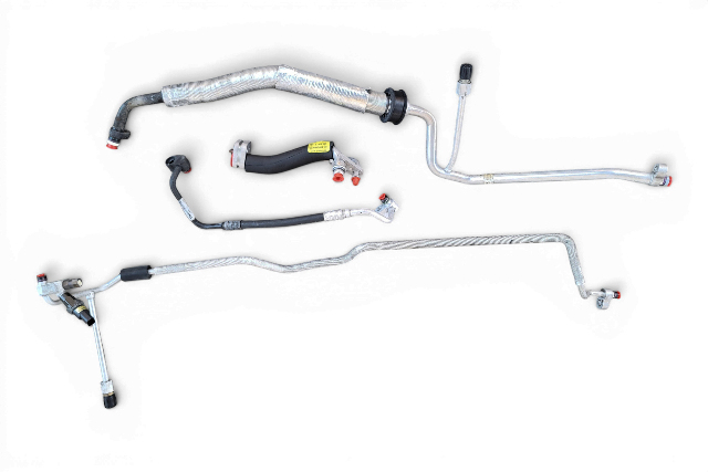2001-2002 BMW Z3 A/C Air Conditioner Suction Tube Pipe Set(4) 64-53-6-910-674, F040, OEM, 2001, 2002