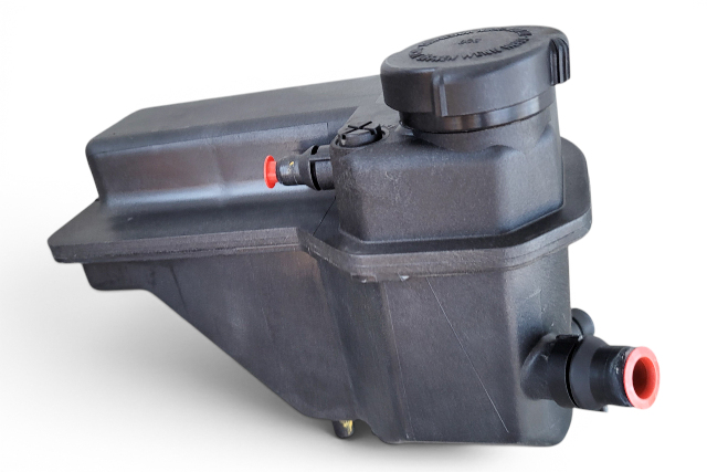 1997-2002 BMW Z3 Radiator Coolant Tank Reservoir, 17-10-7-514-964, F040, OEM, 1997, 1998, 1999, 2000, 2001, 2002