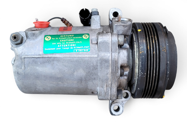 2001-2002 BMW Z3 A/C Air Conditioner Compressor & Pulley, 64-52-8-386-650, F040, OEM, 2001, 2002
