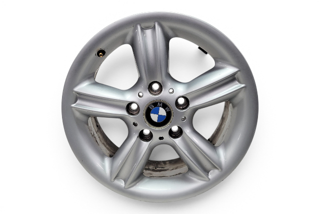 1996-2002 BMW Z3 Alloy Wheel 5 Spoke 7JX16 ET:46, #2, 36-11-1-096-138, F040, OEM, 1996, 1997, 1998, 1999, 2000, 2001, 2002