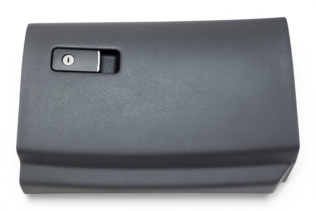 2017-2022 Infiniti Q60 Instrument Panel Glove Box Black, 68500-4GF1A, F041, OEM, 2017, 2018, 2019, 2020, 2021, 2022
