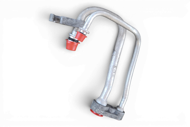 2017-2022 Infiniti Q60 A/C Condenser Hose Line Pipe, 92446-4GB0A, F041, OEM, 2017, 2018, 2019, 2020, 2021, 2022