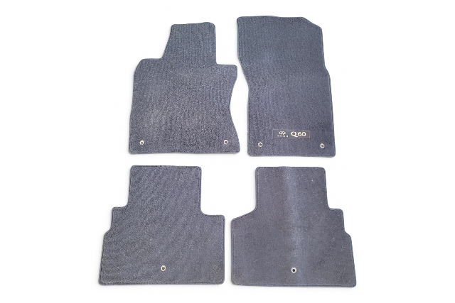 2017-2020 Infiniti Q60 Mats Floor Carpet Liner Set(4), G4900-5CA4A, F041, OEM, 2017, 2018, 2019, 2020