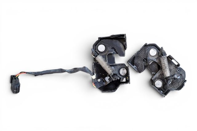 2017-2022 Infiniti Q60 Hood Lid Release Latch Lock Left/Right Set 65601-4HK0A, F041, OEM, 2017, 2018, 2019, 2020, 2021, 2022