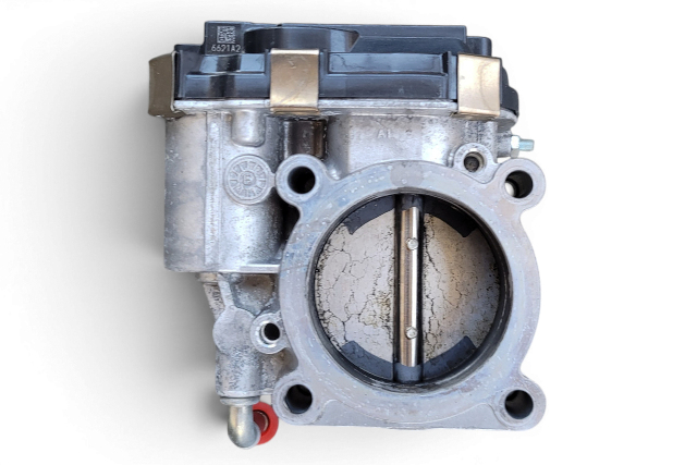 2017-2022 Infiniti Q60 Left Throttle Body Chamber Assembly 16119-5CA0A, F041, OEM, 2017, 2018, 2019, 2020, 2021, 2022