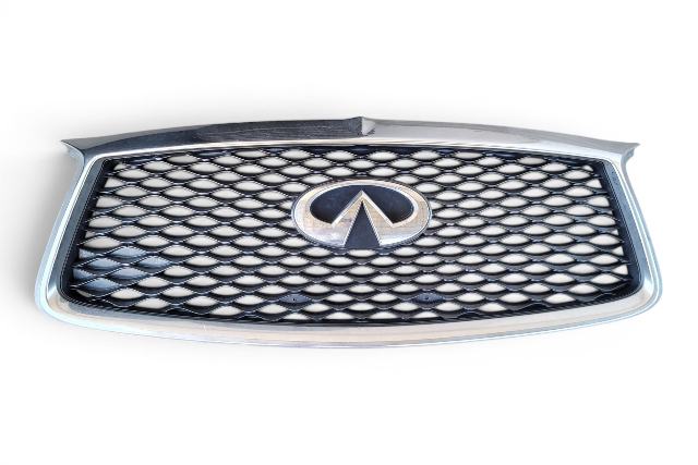 2017-2018 Infiniti Q60 Front Bumper Grill Grille Chrome, F2310-5CA0K, F041, OEM, 2017, 2018