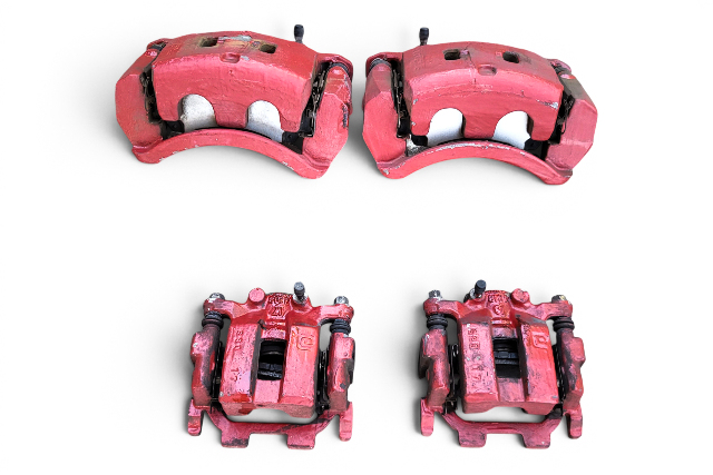 2017-2022 Infiniti Q60 Brake Caliper Front/Rear Right/Left Set 41011-4CU0A, 44011-1AA0A, F041, OEM, 2017, 2018, 2019, 2020, 2021, 2022
