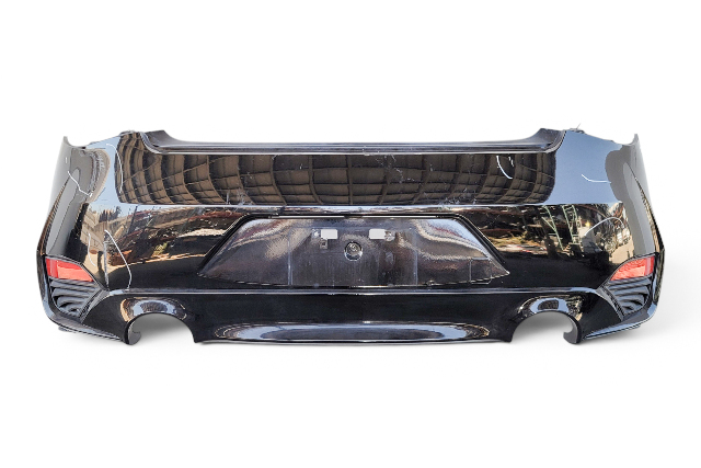 2017-2022 Infiniti Q60 Rear Bumper Cover Black, 85022-5CA0H, F041, OEM, 2017, 2018, 2019, 2020, 2021, 2022