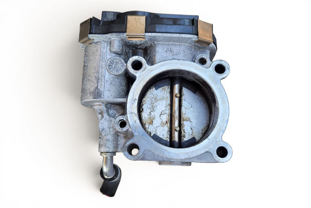 2017-2022 Infiniti Q60 Right Throttle Body Chamber Assembly 16119-5CA0A, F041, OEM, 2017, 2018, 2019, 2020, 2021, 2022