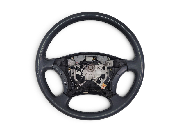 2003-2005 Toyota 4Runner Wheel Black Leather 45100-58010-B0, F042, OEM, 2003, 2004, 2005,