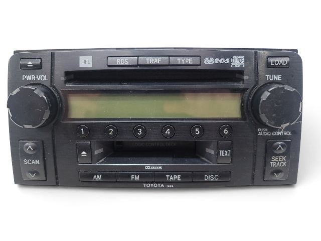 2003-2006 Toyota 4Runner JBL Radio 6 Disc CD Cassette 86120-35201, 56836, F042, OEM, 2003, 2004, 2005, 2006