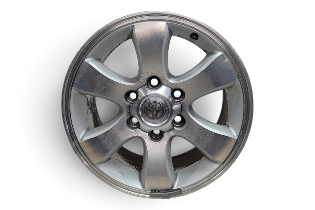 2003-2009 Toyota 4Runner Alloy Wheel, Rim Disc, 6 Spoke 17x7.5 #4, F042, OEM, 2003, 2004, 2005, 2006, 2007, 2008, 2009
