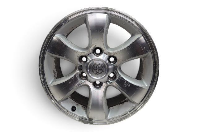 2003-2009 Toyota 4Runner Alloy Wheel, Rim Disc, 6 Spoke 17x7.5 #3, F042, OEM, 2003, 2004, 2005, 2006, 2007, 2008, 2009