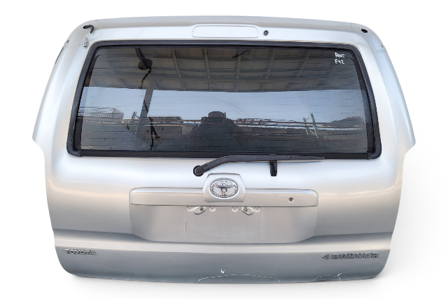 2003-2009 Toyota 4Runner Tailgate Tail Liftgate Lift Gate Deck Lid Trunk Factory, Silver, 67005-35310, F042, OEM, 2003, 2004, 2005, 2006, 2007, 2008, 2009