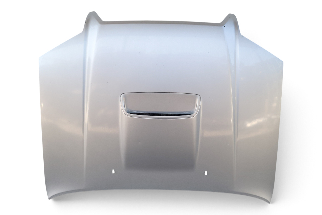 2003-2009 Toyota 4Runner Hood Scoop Bonnet Grill Assembly Silver, 53301-35151, F042, OEM, 2003, 2004, 2005, 2006, 2007, 2008, 2009