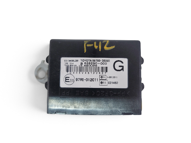 2003-2009 Toyota 4Runner ECU Ignition Immobilizer Module 89780-35090, F042, OEM, 2003, 2004, 2005, 2006, 2007, 2008, 2009