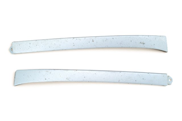 2003-2006 Toyota 4Runner Filler Bumper Headlight Cover Set Silver, 52513-35080, F042, OEM, 2003, 2004, 2005, 2006