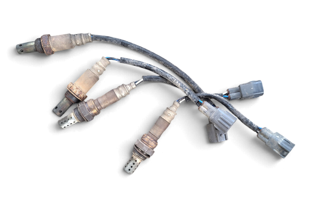 2003-2005 Toyota 4Runner Emission System O2 Sensor Oxygen Set (4) 89465-60150, F042, OEM, 2003, 2004, 2005