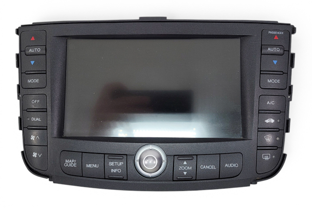 2007-2008 Acura TL Type-S Navigation Display Climate Control, Tuner, 39050-SEP-A62ZA, F043, OEM, 2007, 2008
