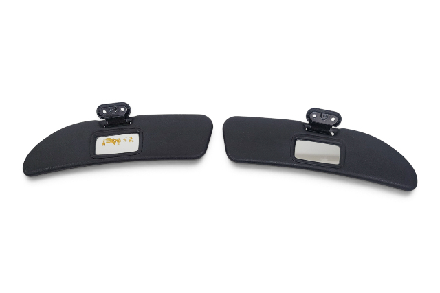1996-2002 BMW Z3 Sun Visor Sunvisor Left/Right Set Black, 51-16-8-410-185, F044, OEM, 1996, 1997, 1998, 1999, 2000, 2001, 2002