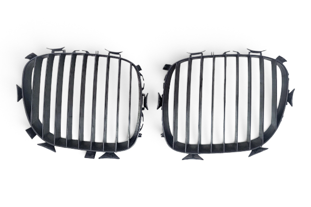 1996-2002 BMW Z3 Front Bumper Grill Grille Right/Left Set, 51-13-8-412-950, F044, OEM, 1996, 1997, 1998, 1999, 2000, 2001, 2002