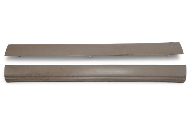 1996-2002 BMW Z3 Front Right/Left Door Sill Trim Cover Kick Panel and clips Set Beige, 51-47-8-397-547, F044, OEM, 1996, 1997, 1998, 1999, 2000, 2001, 2002