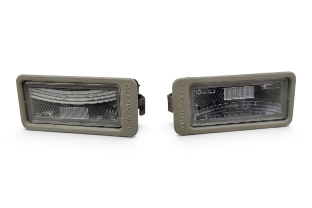 1996-2002 BMW Z3 Trunk License Plate Light, Lamp Housing Set, 63-26-8-389-577, F044, OEM, 1996, 1997, 1998, 1999, 2000, 2001, 2002